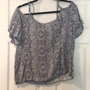 Cold shoulder top